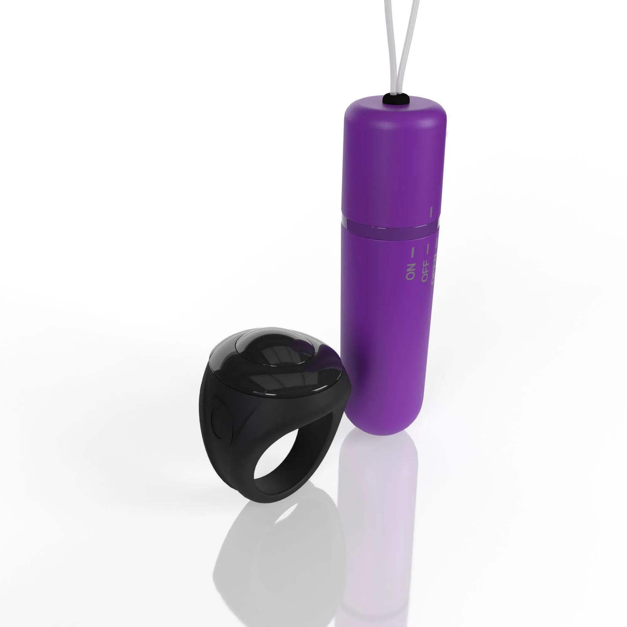 Screaming O 4T - Vibrating Panty Set With Remote Control Ring - Grape