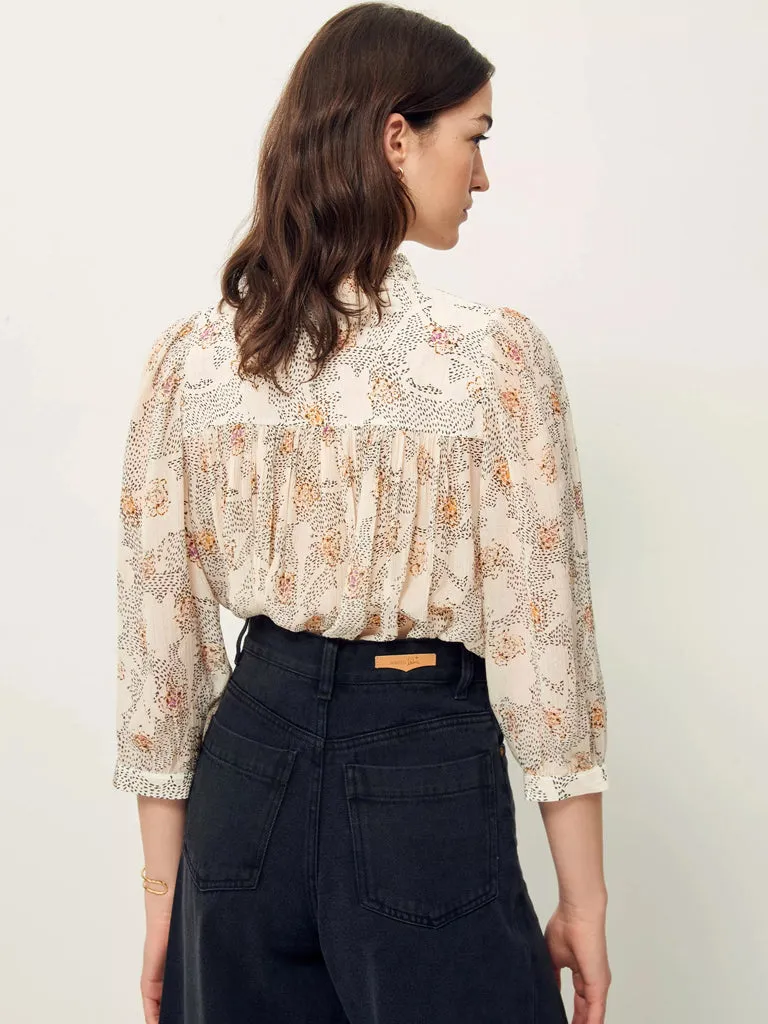 Sessun Lylee Shirt in White Song