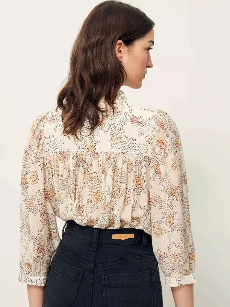 Sessun Lylee Shirt in White Song