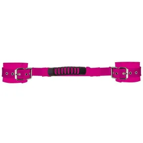 Shots Ouch Adjustable Leather Handcuffs