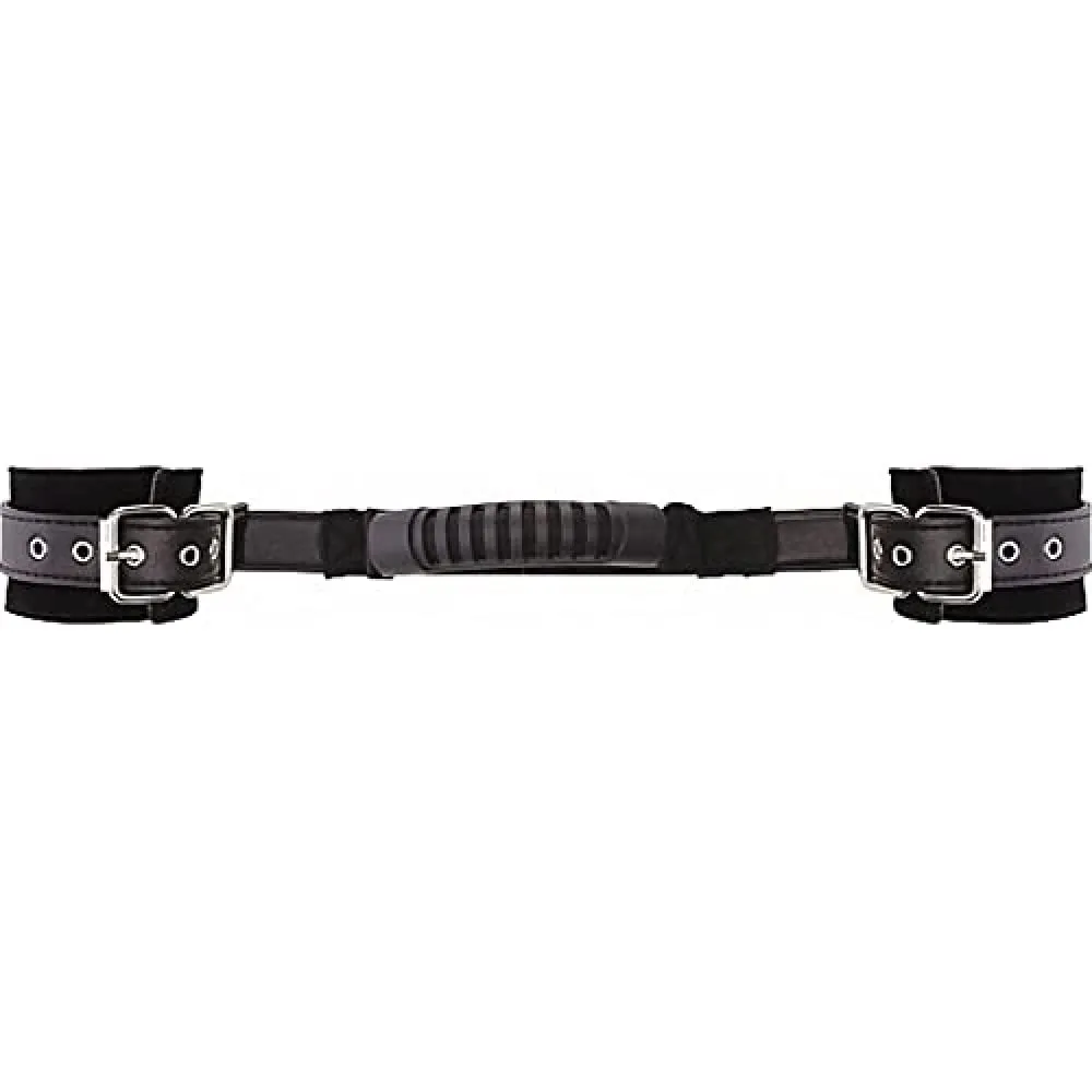 Shots Ouch Adjustable Leather Handcuffs