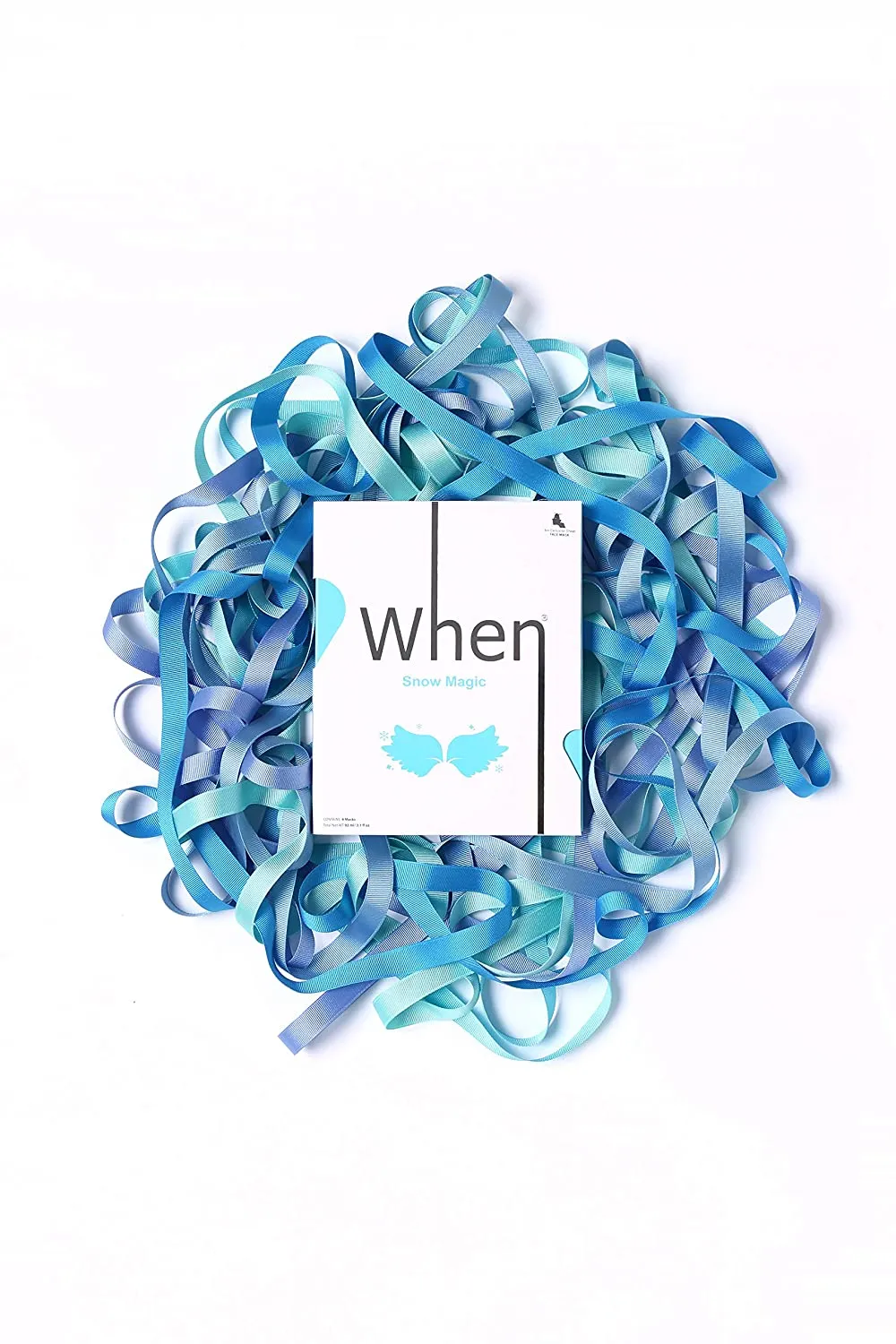 WHEN Snow Magic Sheet Mask (Box of 4) Skincare Face Mask Sheet for Radiant Skin Box of 4